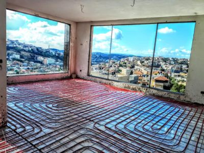 חימום תת רצפתי בבית פרטיאום אל פחם